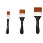 3 Pieces Nylon Drawing Brush Multi-Purpose Large Paint Brush Artist Acrylic Paint Brushes Set for Acrylic Paint Oil Paint Watercolor