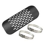 UJEAVETTE® Exhaust Muffler Pipe Heat Shield Cover Guard Protector 7-10Cm Clamp Ring