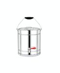 Stainless Steel Unique Designed Tea URN, Insulated Water Pot (Matka) for Cold & Hot Water | Dispenser Tea Urn Idea for Home Use & Picnic, Hostels, Canteen, Catering, Hotels | Tea Jar Size - 5 Liters