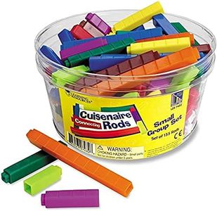 Learning Resources Connecting Cuisenaire Rods Small Group Set, Set of 155 Rods, Ages 4+