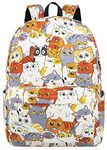 LI-LOVE Backpack with 16 inch Laptop Compartment Cute Cat Backpacks for Boys Girls Adults Teens Middle School College High School Student Bookbags Travel Camping Hiking Waterproof Book Bag Back Pack