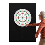 Dartboard Surround Wall Protector - 27x40 Inch Dart Board Backing | Extended Length Dart Wall Protection | Dartboard Backboard Protector | Sturdy Wall Protectors | Dartboard Padding