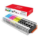 Galada Compatible Ink Cartridge Replacement for Canon 250 250XL PGI-250XL 251 251XL CLI-251XL for Pixma MG5520 MG5600 MG5620 MG6620 MG6320 MX722 IX6820 MG7120 Printer (15 Pack)