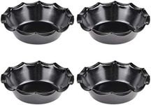 Webake Mini Pie Pan Set of 4, Nonstick 5 Inch Pie Plate Baking Dish with Ruffled Edge, Individual Round Bakeware Pie Tins for Toaster Oven Air Fryer Insta Pot