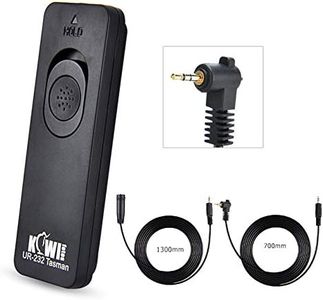 RS-60E3 Shutter Release Cable Remote Control for Canon EOS R100 R50 R8 R7 R10 R6 RP R 90D 80D 70D 77D 60D M5 M6 Mark II 650D 750D 760D 800D PowerShot G5X G3X SX70 SX60 Olympus OM-1 Mark II and More