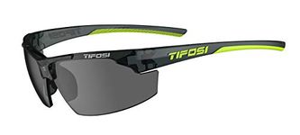 Track Sport Men & Women Sunglasses - Ideal For Baseball, Golf, Pickleball, Running and Tennis - Unisex Sunglasses, Crystal Smoke (Smoke Lens), Small to Large