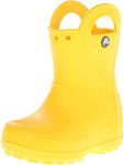 Crocs Unisex Kids Handle It Rain Boot Kids Boot, Yellow, 1 UK Child