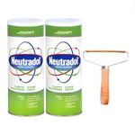 Neutradol Superfresh Carpet Deodorizer Bundle with Cleaning Brush – Dual Pack | Shake and Vac Carpet Freshener, Pet Friendly