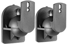 AV:LINK Universal Adjustable Speaker Wall Mounts | Supplied in Pairs