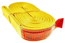 DD Sling. Multiple Sizes in Listing! (Made in USA) 2" x 20', 2 Ply, Nylon Lifting Slings, Eye & Eye, Heavy Duty (900 webbing), 6,400 lbs Vertical, 5,100 Choker, 12,800 Basket Load Capacity (USA Made