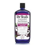 Dr Teal's Foaming Bath with Pure Epsom Salt Black Elderberry with Vitamin D & Essential Oils