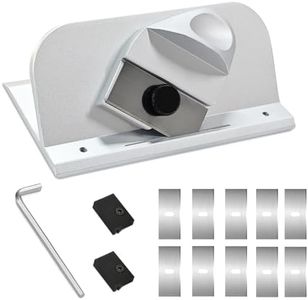 Fancat Bevel Mat Cutter for Framing with 10 Blades, 45° Push-Style Mat Board Cutter Tool for Artwork, Adjustable Blade Depth for Cutting Foam & Plastic Boards, Artistic Photos