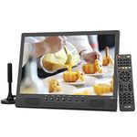 KCR 14.0 Inch Digital DVB-T2 Portable TV, Freeview, Rechargeable battery, USB port, Headphone jack, Remote Control, AV input, HDMI input