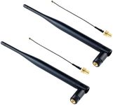 DIYmall 2pcs 915MHz LoRa Antenna 5DBi SMA Male with U.FL/IPEX to SMA Connector Cable Omni-Directional Antenna for LoRa Board Lora32 IoT