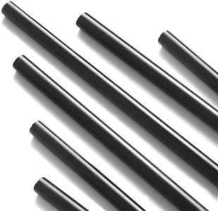 Ciwenkai Plastic Round Rod 6-Pack - 1/2 Inch Dia 12 inch Length Black (POM) Polyoxymethylene Rods Engineering Plastic Round Bars (0.5in×12in, 6)