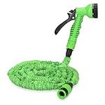 Navaris No Kink Hose Pipe - 22.5m Garden Hose Pipe, Garden Hose Expandable, Extendable Hose Pipe with Garden Hose Spray Gun with 7 Patterns - Large