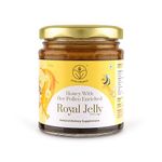 Shiva Organic Honey With Bee pollen Enriched Royal Jelly 5000mg Natural Dietary Supplement (250 g)