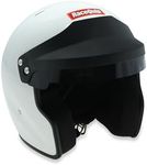 RaceQuip Open Face Helmet OF20 Series Snell SA-2020 Rated Gloss White Large 256115