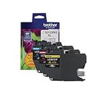 Brother Printer Genuine LC30133PKS 3-Pack High Yield Color Ink Cartridges, Page Yield Up to 400 Pages/Cartridge, Cyan/Magenta/Yellow