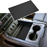 EDBETOS Center Console Secret Compartment Cover Compatible with GMC Sierra 1500/Chevy Silverado 1500 2014-2018, Sierra/Silverado 2500/3500 HD 15-19 Armrest Storage Lid Hidden Accessories Secret Pocket