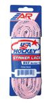 A&R Sports USA Waxed Hockey Laces, 84-Inch, Pink