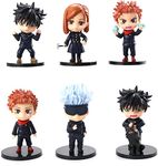 Trunkin | Jujutsu Kaisen Action Figures 6 Pcs Set 10 Cms PVC Figure | (Set B) Itadori Yuji Fushiguro Megumi Action Figure Gojo Satoru | Model Anime Toys Figurine