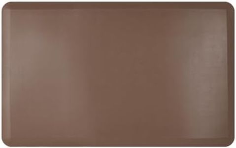 Art3d Anti Fatigue Mat - 1/2 Inch Cushioned Kitchen Mats - Non Slip Foam Comfort Cushion for Standing Desk, Office or Garage Floor (17.3"x28", Brown)