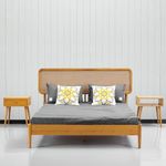 NTC Lupin Wooden Bed Frame with Hea