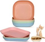 8 Pieces Cat Food Bowl Set, 6 inch 