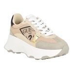 GUESS Women's Calebb Sneaker, Sandstone 103, 4 UK