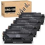 V4INK 4PK Compatible Toner Cartridge Replacement for Canon 120 2617B001AA High Yield Toner for Canon imageCLASS D1100 D1120 D1150 D1170 D1180 D1320 D1350 D1370 D1520 D1550 i-Sensys MF6680DN Printer