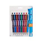 Paper Mate Elite Retractable Ballpoint Pens, Bold (1.4mm), Assorted Colors, 8 Count