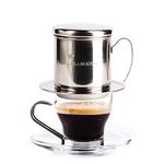 Vietnamese Coffee Maker Filter Phin, Small French Press Portable Cup, Single Serve Coffee Makers, Gift for coffee lovers