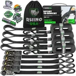 Rhino USA Ratchet Tie Down Straps (