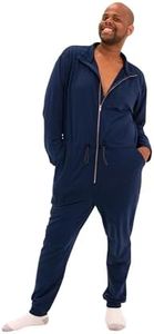 Swoveralls Comfyalls Unisex Jumpsuits, XX-Small, Forest, Navy, Soft Cotton Blend, Men’s Overall, Women’s Overalls, Long Sleeve Loose Romper, Sweatpants Coveralls, Relaxed Fit Men & Women’s
