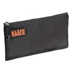 Klein Tools 5139B Zipper Bag, Cordura Nylon Tool Pouch with Heavy-Duty Nylon Zipper Close, 12-1/2-Inch, Black