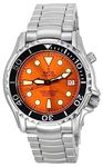 RATIO FreeDiver Dive Watch Sapphire Crystal Stainless Steel Japanese Automatic Movement Diver Watch 1000M Water Resistant Diving Watch for Men (Orange)