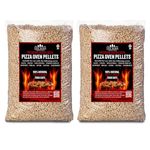 Log-Barn Premium Pizza Wood Pellets 20kg – Natural, Odorless & Chemical-Free Fuel for Pizza Ovens, ENPLUSA1 Certified, Sustainable Heat