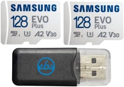 Samsung Micro EVO Plus 128GB Card (2 Pack) Works with GoPro Hero 10 Black Bone, Hero 11, Hero 11 Mini Action Cam (MB-MC128KA) C10 U3 A2 4K Bundle with 1 Everything But Stromboli MicroSDXC Card Reader