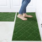 COSY HOMEER Kitchen Rugs 2 Pieces, 