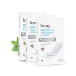 Fang Pro Teeth Whitening Strips | Instant Brightening | Enamel Safe, No Sensitivity | Removes Yellow Stains from Tea, Coffee & Smoking | Oral Care for Men & Women | Pack of 3 (21 Treatments)