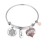 Gzrlyf Niece Bracelet Niece Jewelry Inspirational Gifts for Niece A Niece is a Gift (Bracelet)