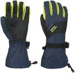 TRIWONDER Cycling Gloves Touchscreen Winter Warm Gloves Windproof Thermal Gloves for Skiing Driving Riding Outdoors for Men & Women (Blue&Green, Large)