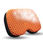 NEW-Vi Anti-Slip Kayak Seat Cushion - Waterproof Thicken Gel Boat Kayak Canoe Rowing Stadium Pad for Sit in Kayak Chair Lifetime Kayak Accessories Equipment Gear for Fishing Kayak, Orange