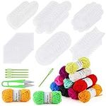 Pllieay 60 Pieces Mesh Plastic Canv