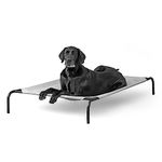 Coolaroo 474683 Elevated Pet Bed, Grey, Extra Large