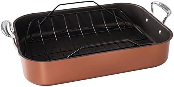 Nordic Ware Turkey Roaster with Rack, Copper