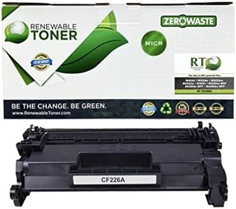 Renewable Toner Compatible MICR Toner Cartridge Replacement for HP 26A CF226A Laserjet Pro M402 M426