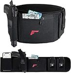 WSNDD Belly Band Holster for Concealed Carry-Gun Holster for Women & Men, Upgraded Breathable Waistband Holster with Double Magazine Pouch, for Glock, Ruger LCP, Smith and Wesson, Sig Sauer, 1911, etc