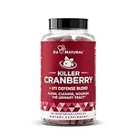 9-In-1 Killer Cranberry Pills for Women – UTI Defense Blend with Clinically Studied Ingredients – 9 Extract Urinary Tract Supplement – Pine Bark, Propolis, Vitamin D & More – 60 Fast-Acting Capsules